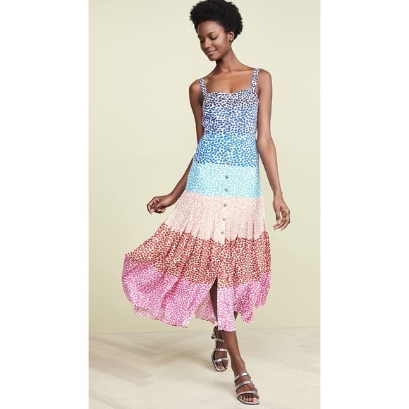 Saloni Rainbow Ombré Gradient Karen Dress - Picture 5 of 6